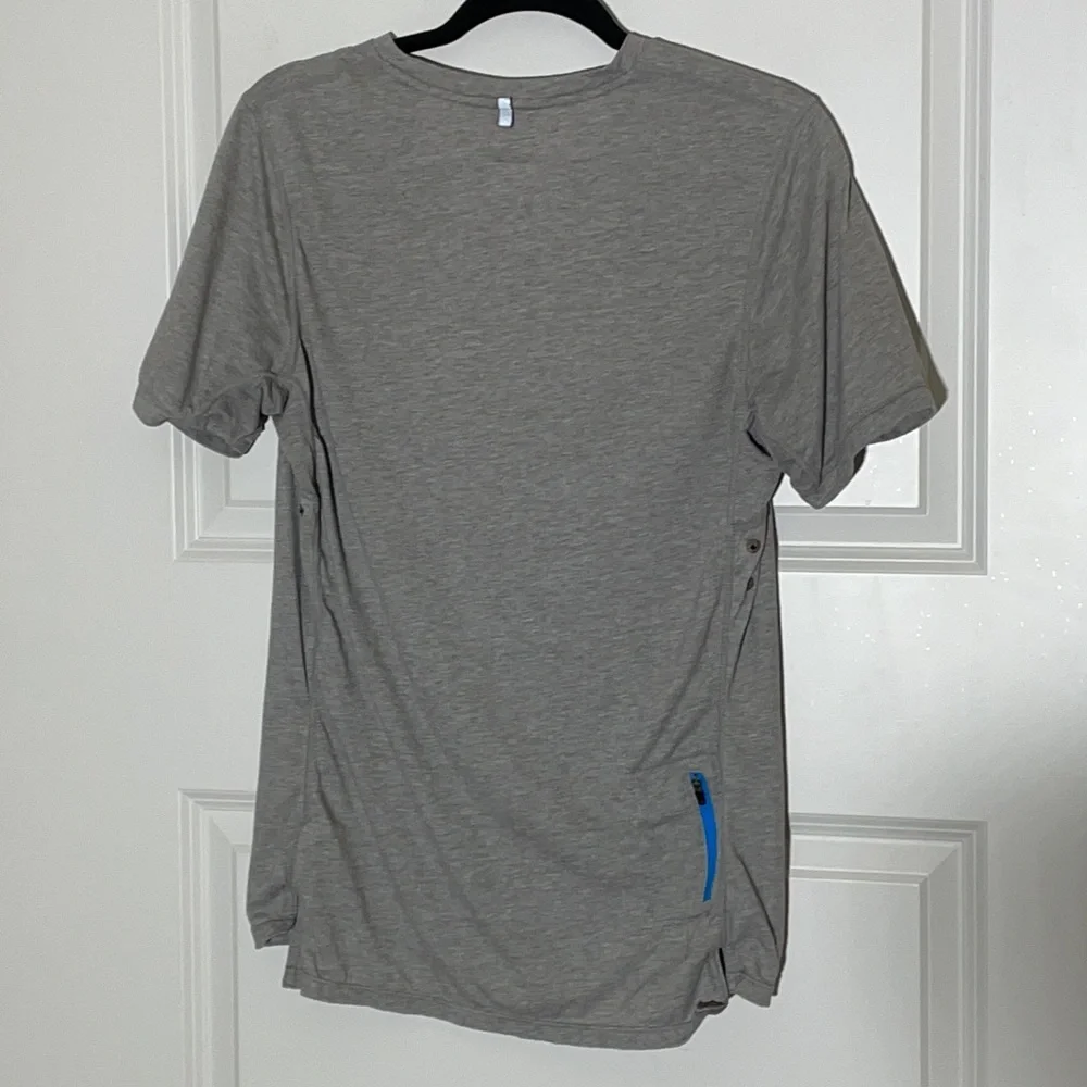 Nike Running Gray Vented Shirt Small